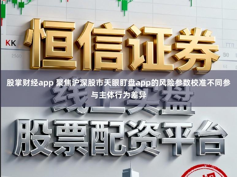 股掌财经app 聚焦沪深股市天眼盯盘app的风险参数校准不同参与主体行为差异