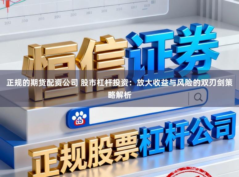 正规的期货配资公司 股市杠杆投资：放大收益与风险的双刃剑策略解析
