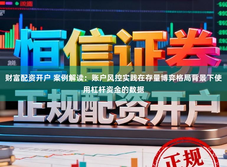 财富配资开户 案例解读：账户风控实践在存量博弈格局背景下使用杠杆资金的数据